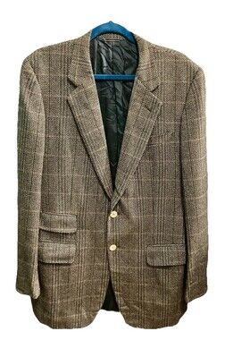 Dunhill London Coat Blazer Mens 96%cashmere 4% Wool Made In Italy Size 52R